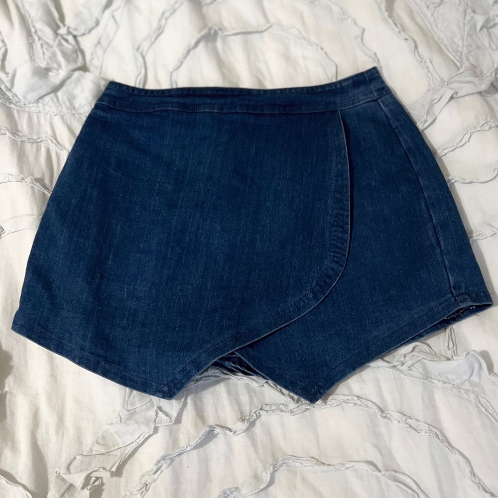 Denim Skort